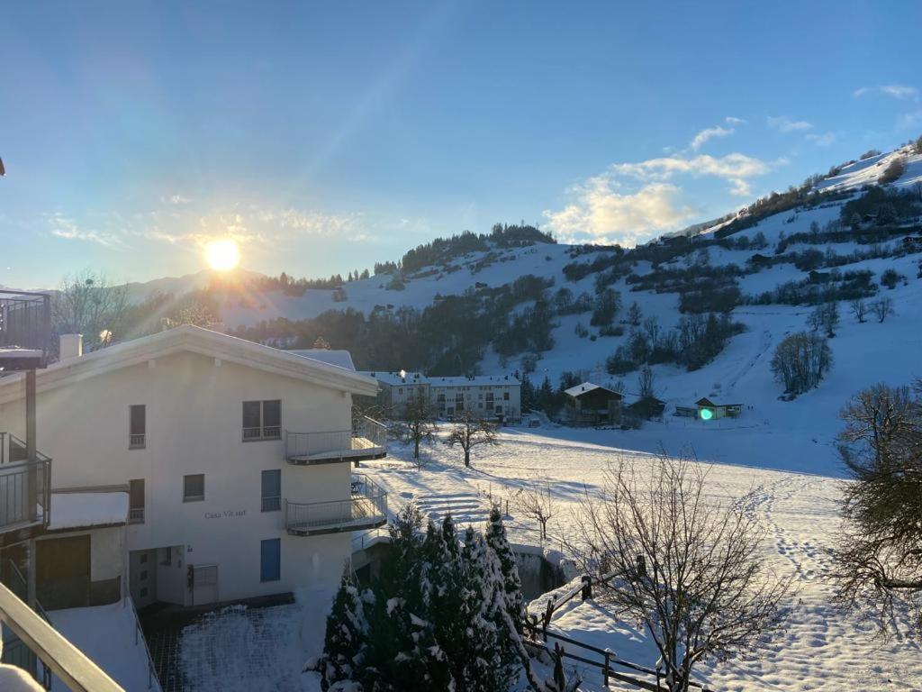 Dachwohnung In Der Mitte Von Laax-Dorf Buitenkant foto